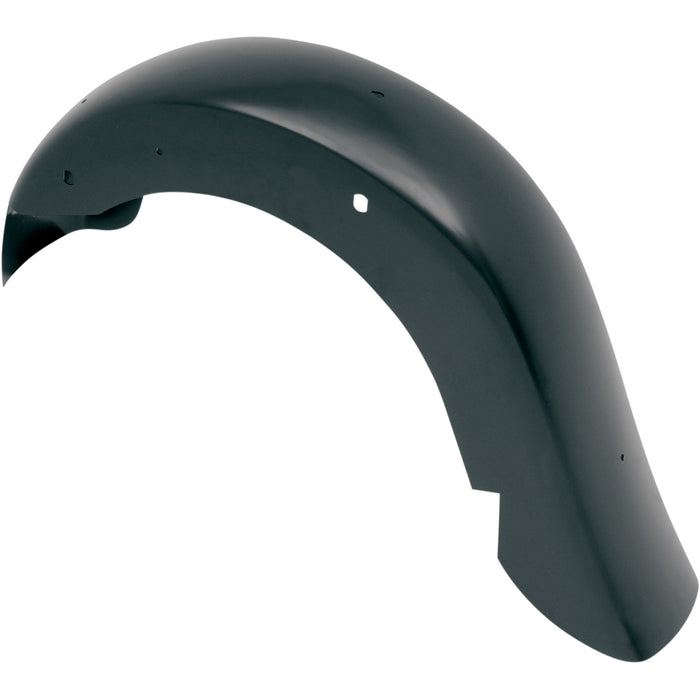 KLOCK WERKS 1401-0192 KWF-01-0120 WFB™ Benchmark Rear Fender - WFB™ Benchmark Stretched Rear Fender - Smooth - Black - Steel