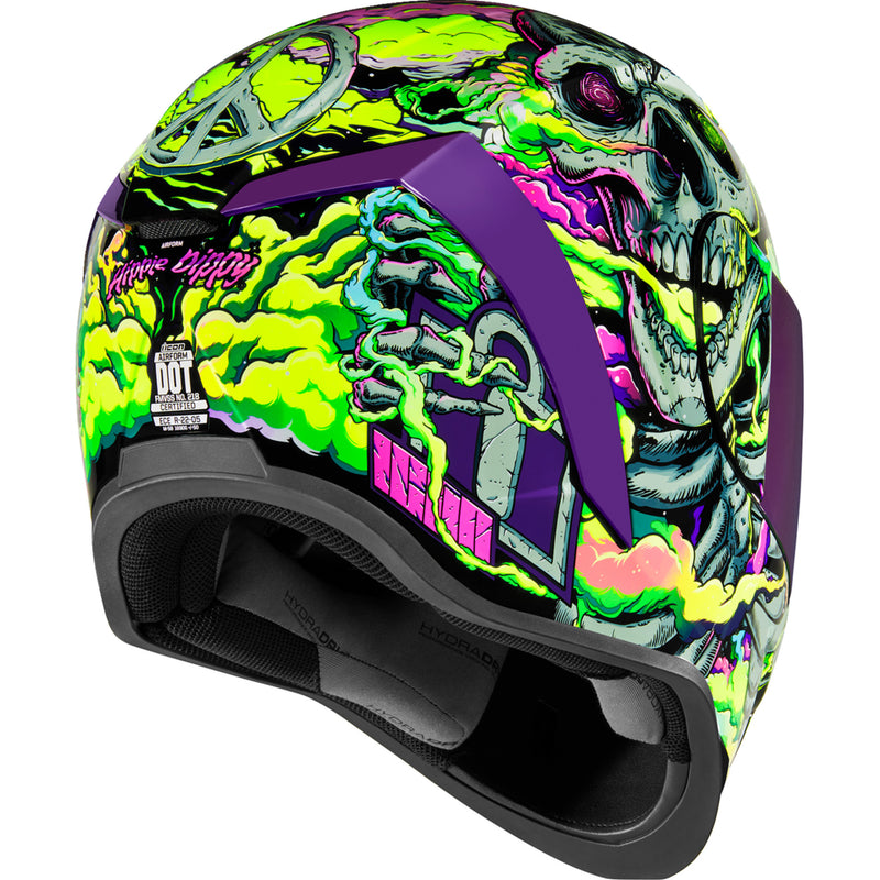 icon air form helmet Airform Dark Rubatone - Size Large The Icon Airform Dark Motorcycle Helmet Icon Airform Brozak MIPS Helmet