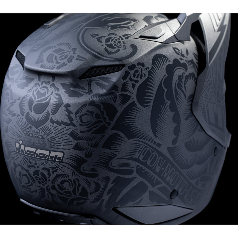 ICON Elsinore™ Darkgard Helmet - Black