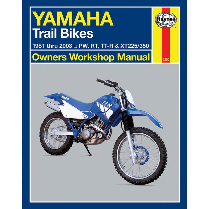 HAYNES HM2350 M2350 Motorcycle Repair Manual — Yamaha, Motorcycle Manual - Yamaha Trail Bikes