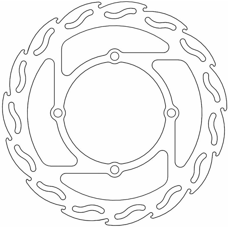 Moto-Master Flame Brake Rotor - 110288-PU Kawasaki Dirt Bikes 2006-2020