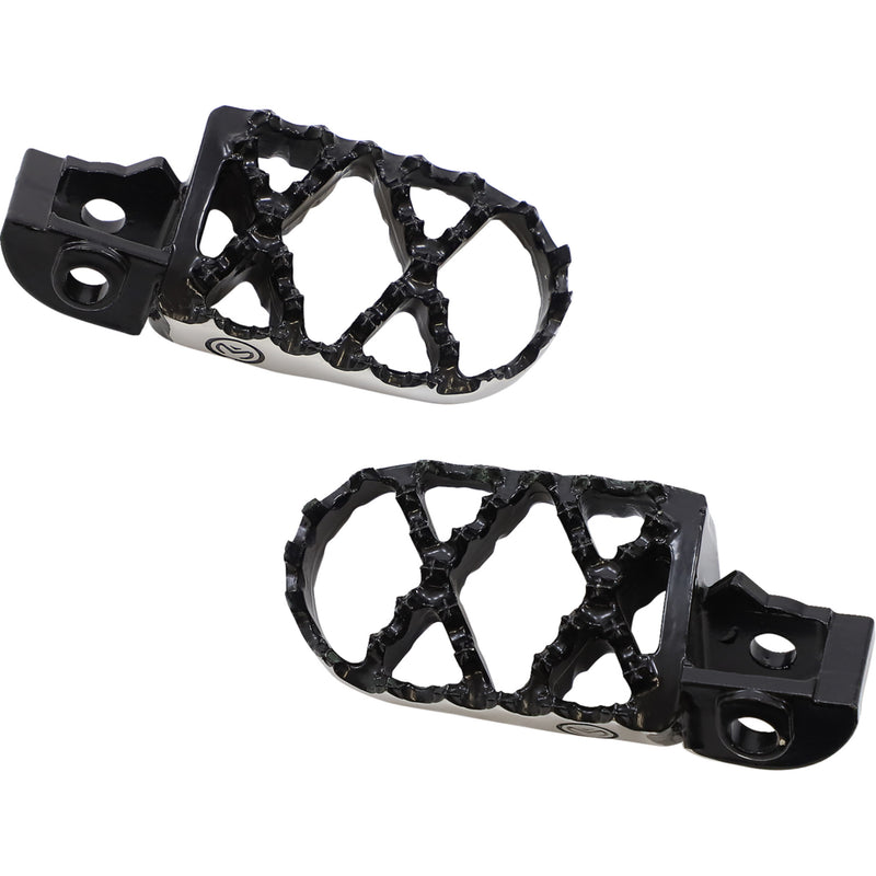 Moose Offroad Hybrid Footpegs - STKTM-16B For KTM Dirt Bikes 2015-2025 | Gas Gas Dirt Bikes 2021-2025