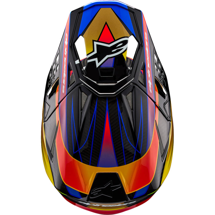 ALPINESTARS Supertech M10 Era MIPS® Helmet - Gloss Gold/Yellow/Rio Red