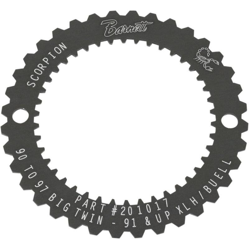 Barnett Scorpion Lock Plate - 638-30-80090 For Harley Motorcycles 1990-2016 | Buell Motorcycles 1991-2010
