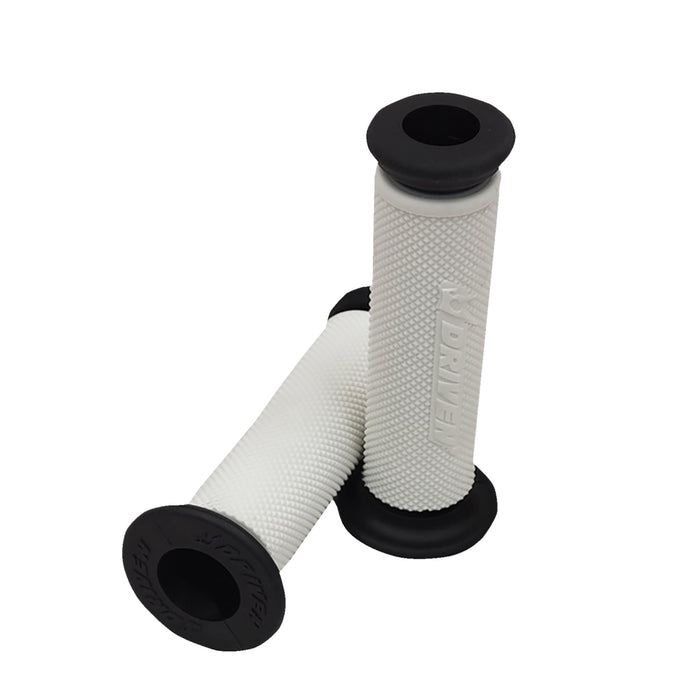 DRIVEN RACING 0630-1066 D637WTO Grippy Grips Grips - Grippy - Open Ends - White