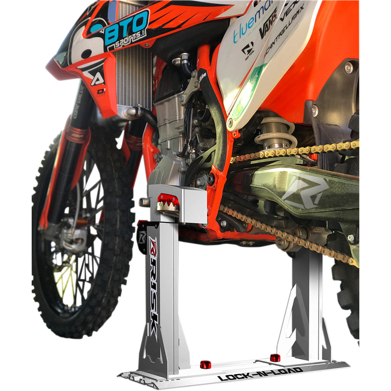 RISK RACING 3820-0030 00174 Lock-N-Load Pro Strapless Moto Transport System Lock-N-Load Load Pro