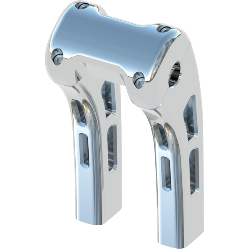 MAGNUM SHIELDING 0602-1624 3R-0408 Ghost Risers 1-1/4 clamp - 8" - chrome