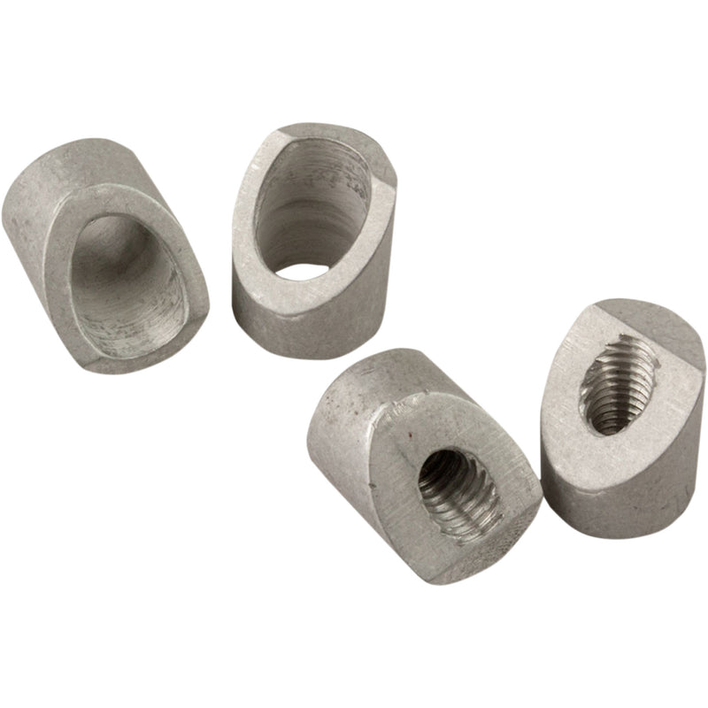 DRIVEN RACING 0641-0193 DBEW-ADP Halo Bar End Mirror Adapters Adapter - Mirror - Handlebar End - Silver - Halo