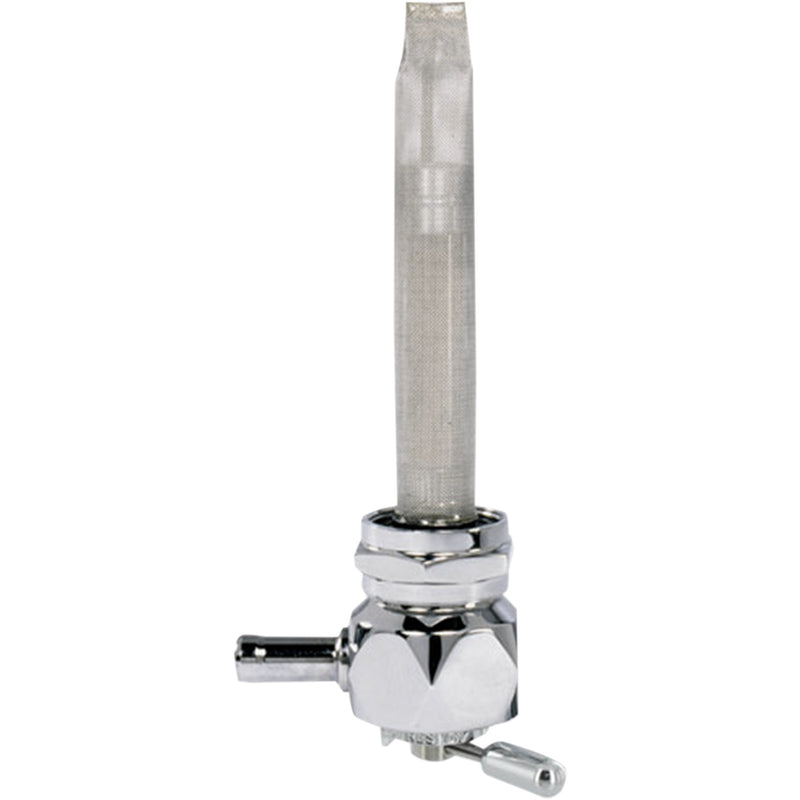 PINGEL DS-390243 1311-CD Power-Flo Fuel Valve - Hex Fuel Valve - Diamond Chrome - 22 mm