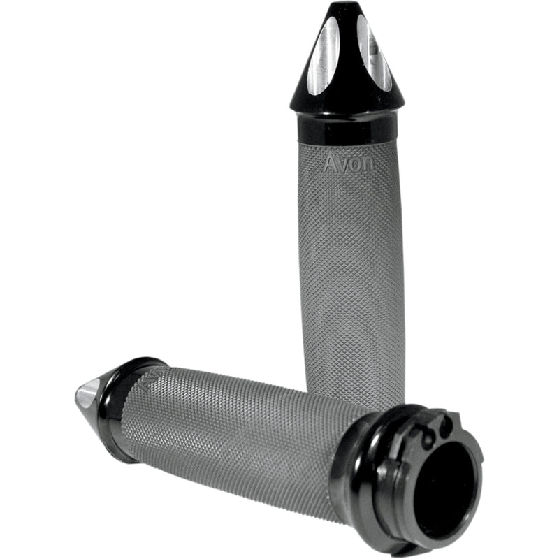 AVON GRIPS 0630-0534 SB-CC-86-AN-SPK Custom Spike End Grips Grips - Custom - Spike End - Black