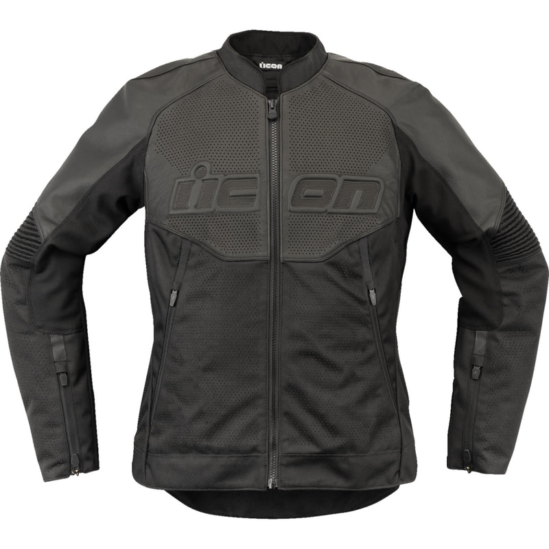 ICON Women's Overlord3™ Leather Jacket Black