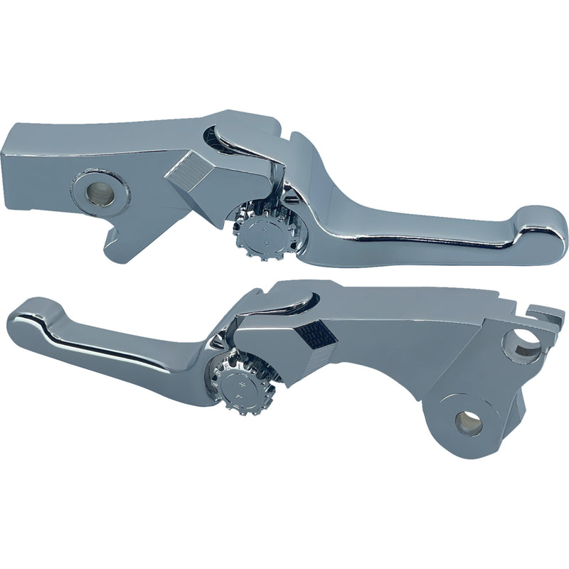 PSR Anthem Adjustable Lever Set Short Chrome - 17-01652-20 For Indian 2022-2024