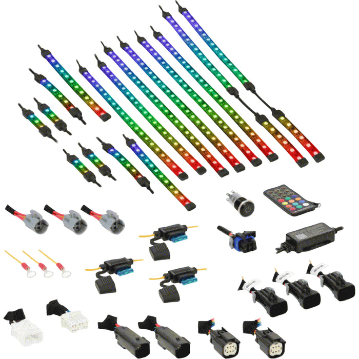 SADDLE TRAMP 2130-0371 BC-CHASE-K1 Chasing LED Strip Kit LED Accent Lighting - Chasing - FLH/FLT '98-'22