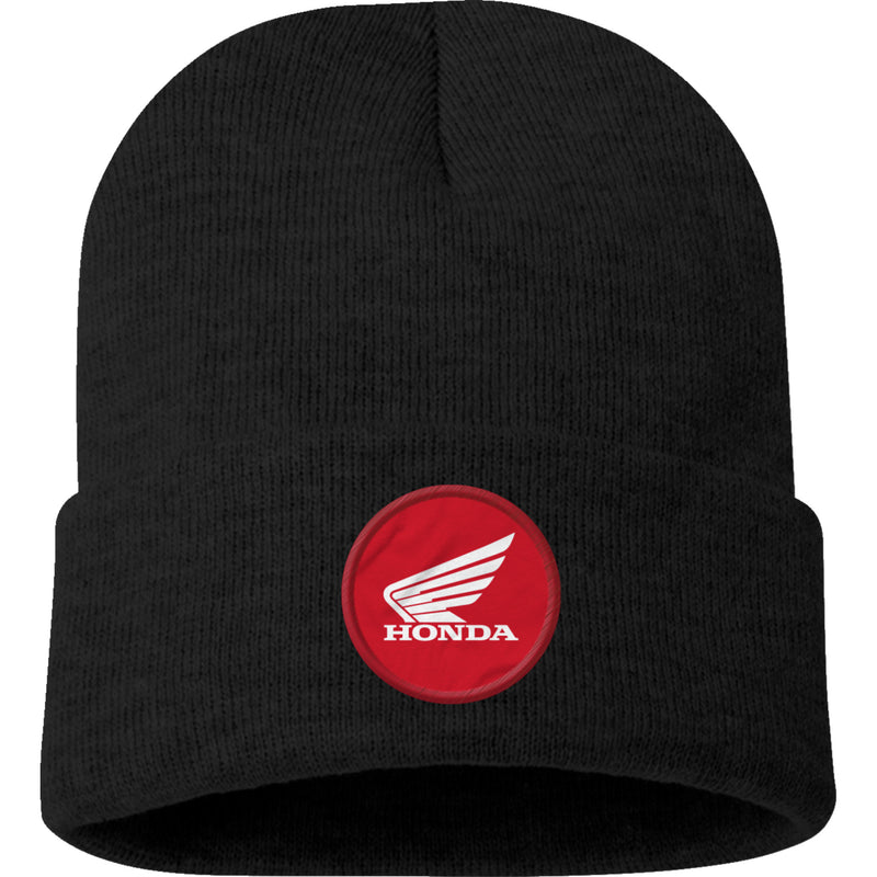 HONDA APPAREL 2501-3955 NP21A-H3171 Honda Beanie Honda Wing Beanie - Black