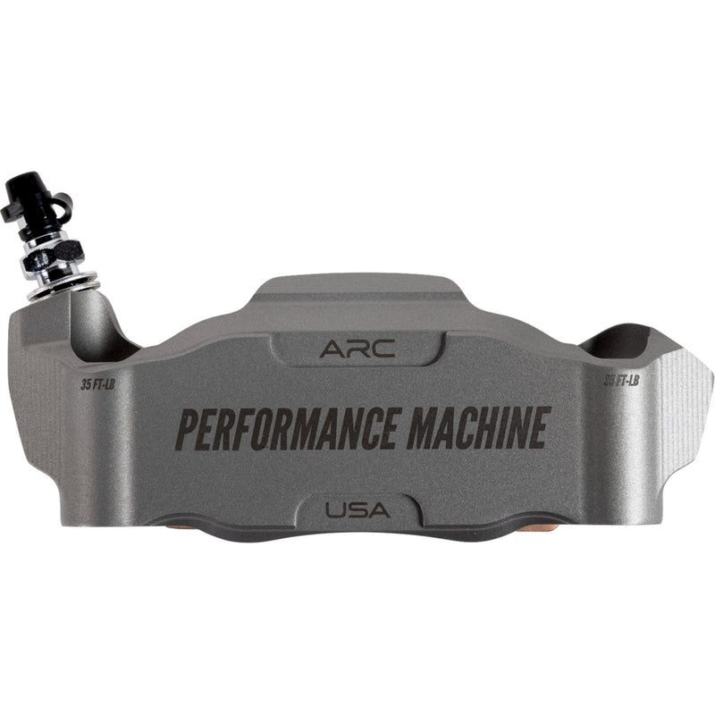 PERFORMANCE MACHINE (PM) 1701-0815 0052-2427-GYC Race Series Radial Mount Caliper Radial Mount Caliper - Front Left - Gunmetal Gray
