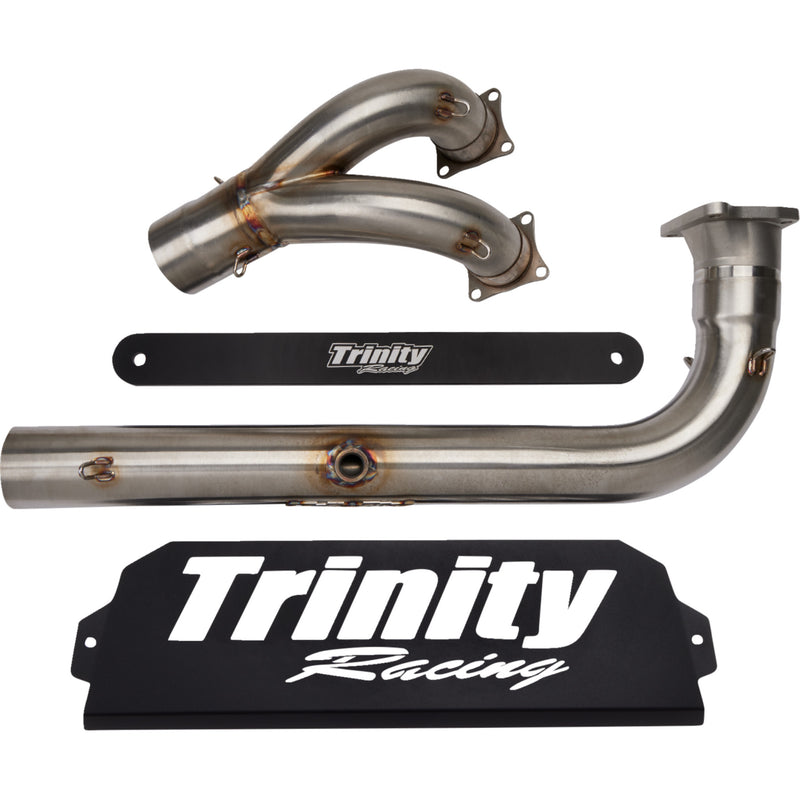 Trinity Racing Dual Canister Exhaust System - TR-4174D-SS Polaris RZR 2020-2023