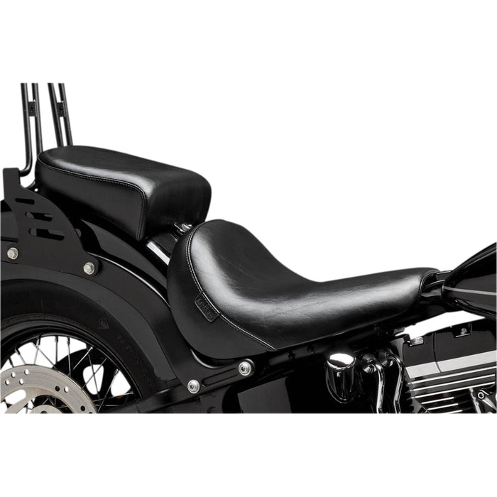 LE PERA 0802-0758 LKS-007PDX Bare Bones Series Pillion Pad — Smooth - Deluxe - Smooth - Black - FLS/FXS '11-'17