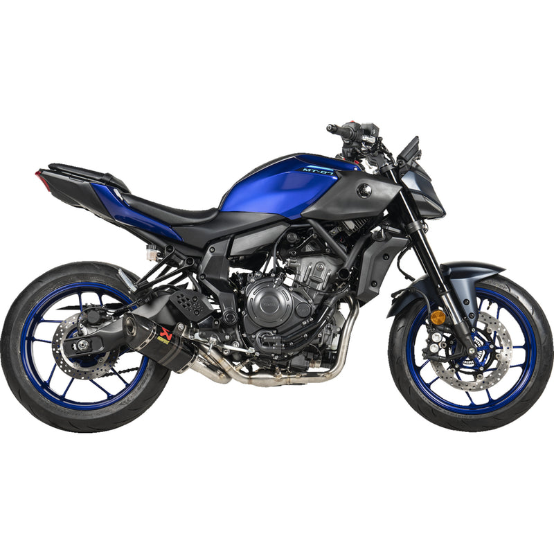 AKRAPOVIC 1810-3229 S-Y7R2-AFC/1 Racing Line Exhaust System carbon fiber - yamaha mt-07