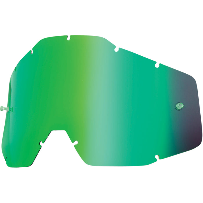 100% 2602-0489 51002-005-02 Accuri/Strata/Racecraft Lens green mirror