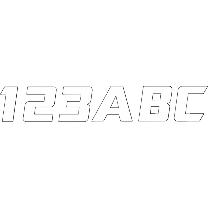 HARDLINE 4320-2003 WHITE900 Professional Registration Decal Installation Kit Decal Registration Kit - White