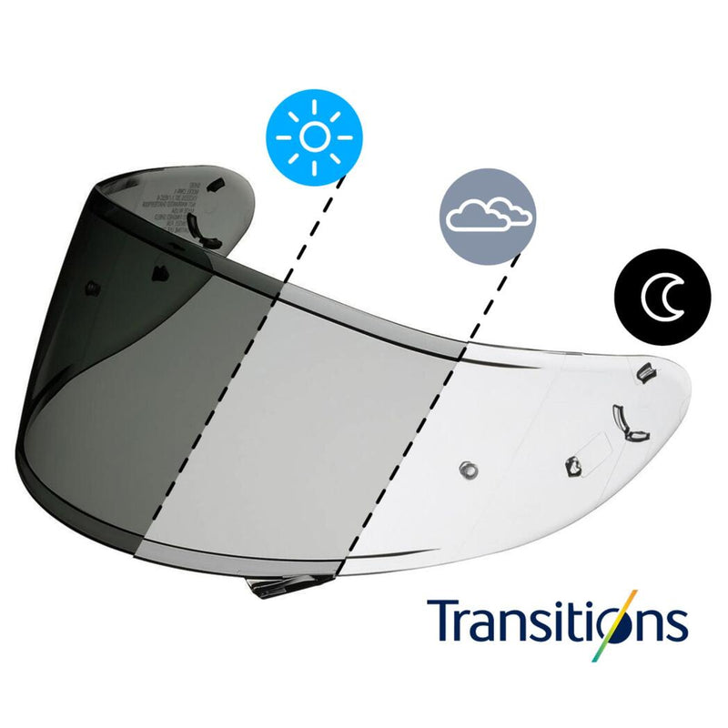Shoei CWR-1 Transitions(r) Pinlock(r) Ready Face Shield