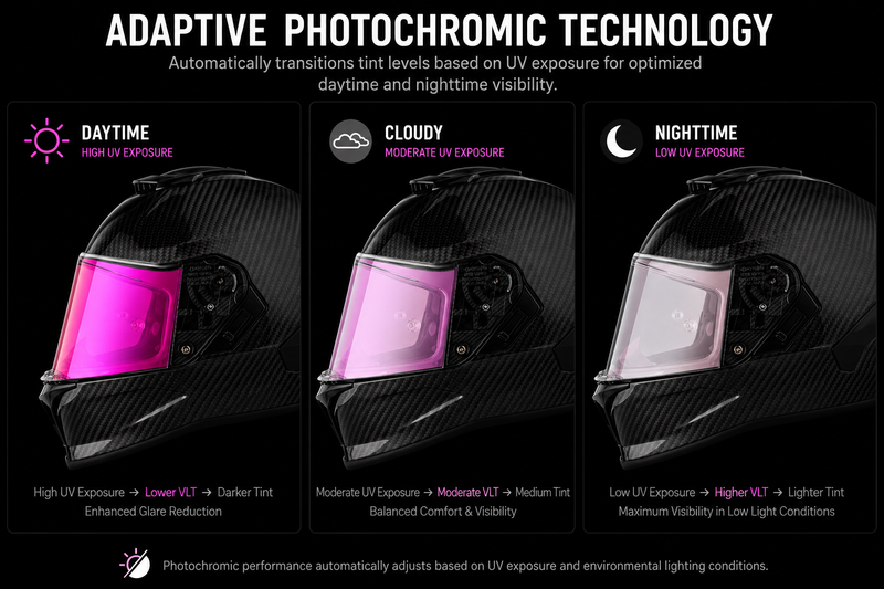 Viper Shield Outer- Photochromic Pink