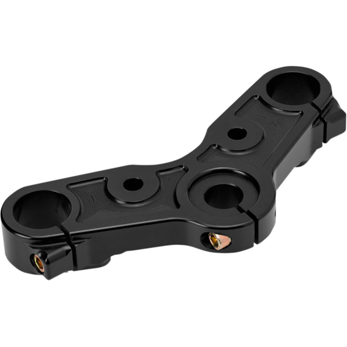 JOKER MACHINE 0408-0318 10-333B Upper Triple Tree - Black Anodized - '10-'15 XL 1200X