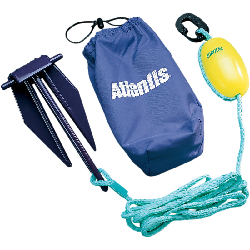 ATLANTIS A-2382 A2382 Anchor with Bag /rope/float - pwc - blue/yellow - 2-1/2 lb