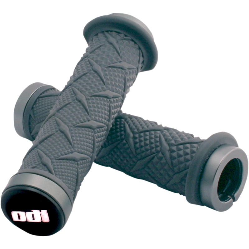 ODI 0630-0891 J30XTH-S Xtreme Lock-On ATV Grips Grips - Xtreme - Lock-On - Gray