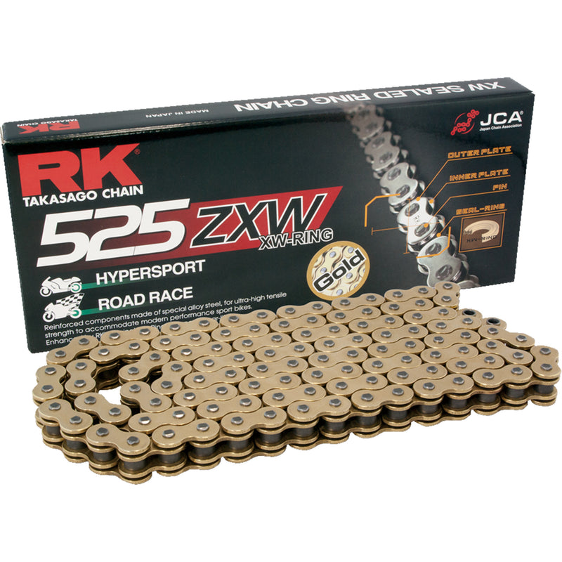 RK 1223-1271 GB525ZXW-120 525 ZXW Drive Chain 525 ZXW - Drive Chain - 120 Links - Gold