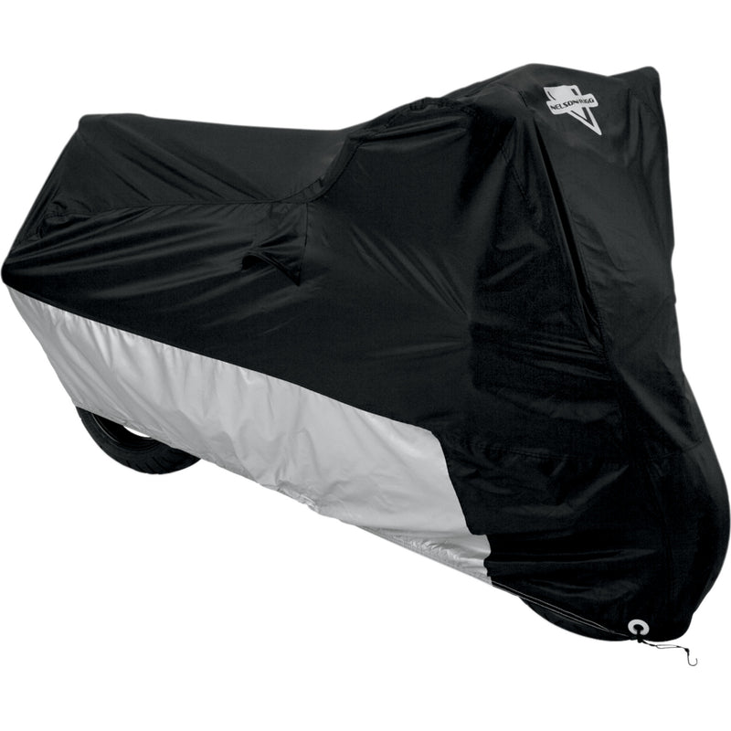 NELSON RIGG MC904XL MC-904-04-XL Deluxe All-Season Motorcycle Cover Motorcycle Cover - Black/Silver - Extra Large