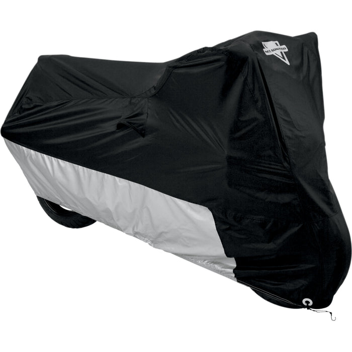 NELSON RIGG MC904XXL MC-904-05-XX Deluxe All-Season Motorcycle Cover Motorcycle Cover - Black/Silver - XXL