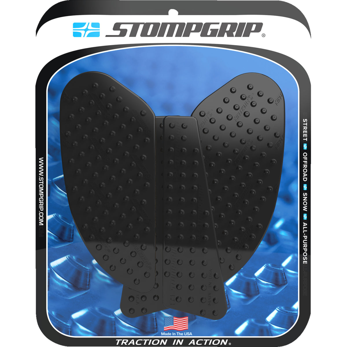 STOMPGRIP 4320-2752 55-10-0201B Volcano Profile Traction Pad Tank Grips ...
