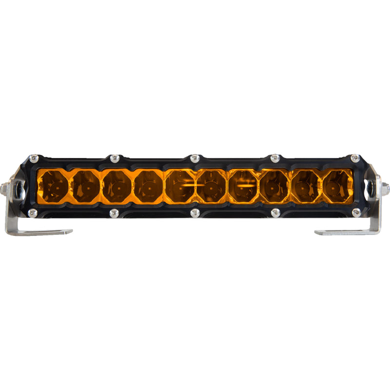 HERETIC 2001-2649 51004 LED Light Bar Light Bar - 10" - Flood - Amber