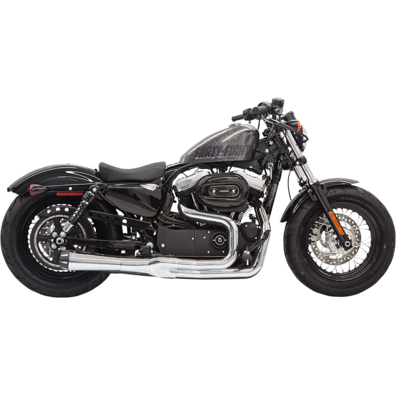 Bassani Xhaust Road Rage II Mega Power 2-Into-1 Exhaust System - 1X32R For Harley Sportster 2014-2020
