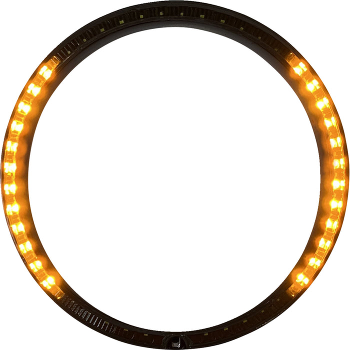 CUSTOM DYNAMICS 2001-2309 PB-7TR-SEQ-1B ProBEAM® Turn Signal Ring Trim - Sequential Trim Ring - Black