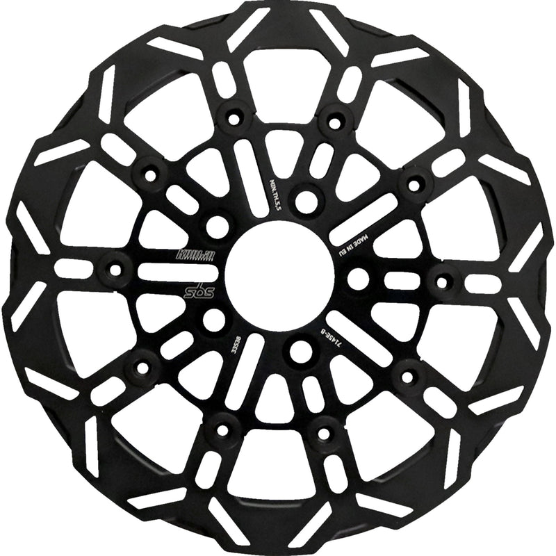 Sbs Brake Rotor - 7145E-B For Harley Motorcycles 2004-2025