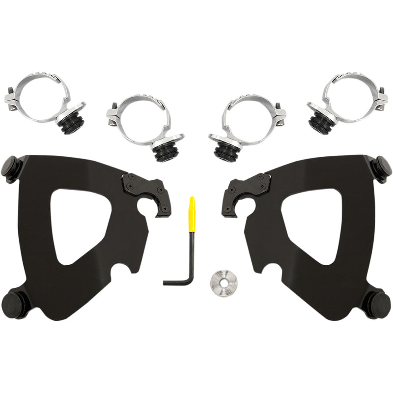 Memphis Shades Gauntlet Mounting Kit - MEB2014 For Harley Dyna Low Rider 2014-2017
