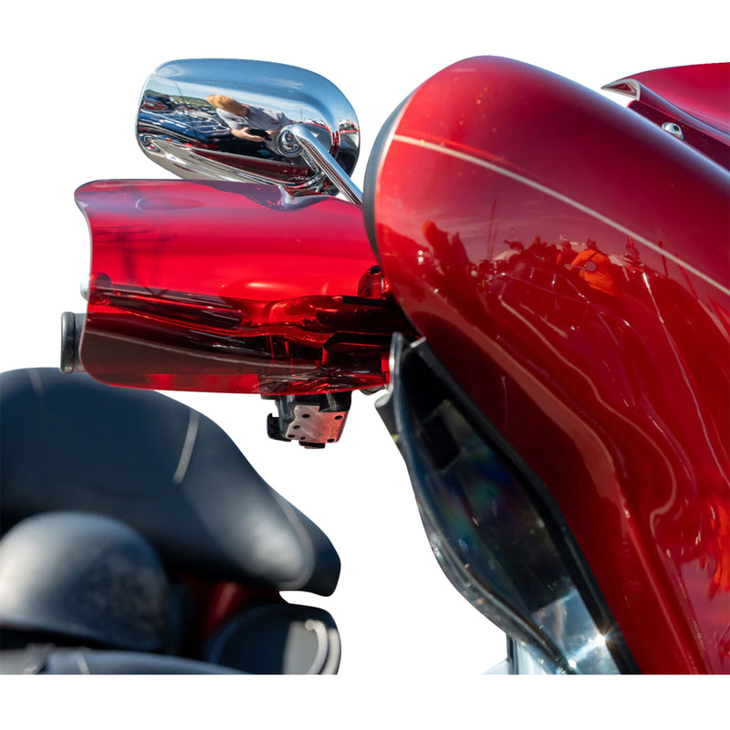 KLOCK WERKS 0635-2823 KWS-01-0129-HC Flare® Handguards harley-davidson hydraulic clutch - red