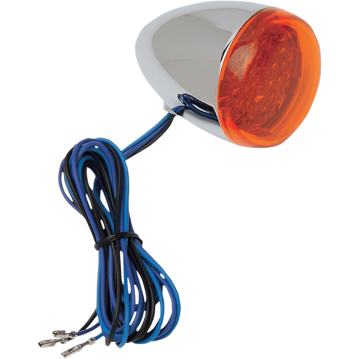 CHRIS PRODUCTS 2020-0159 8501A-LED Custom Turn Signal LED Turn Signal - Chrome/Amber