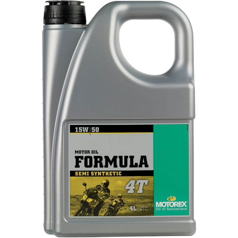 MOTOREX 3601-0020 306183 Formula Synthetic Blend 4T Engine Oil 15w-50 - 4l