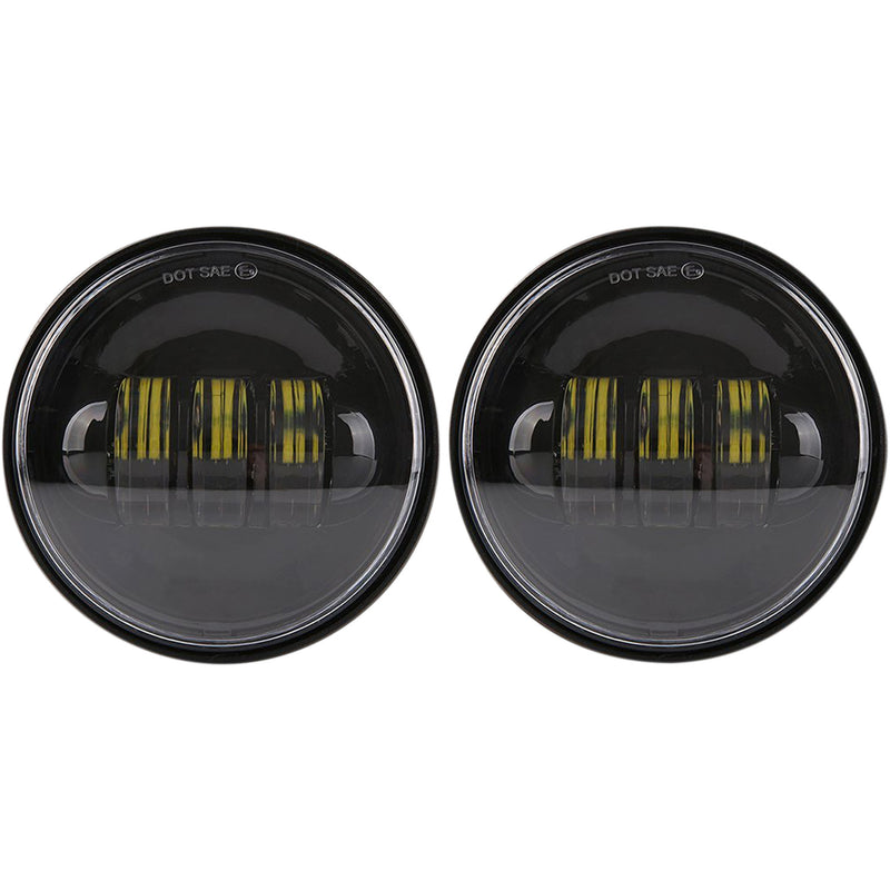 RIVCO PRODUCTS 2001-1766 LED-135B 4.5" LED Passing Lamps - 4-1/2" - Black