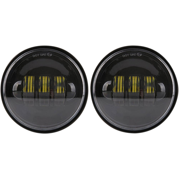 RIVCO PRODUCTS 2001-1766 LED-135B 4.5" LED Passing Lamps - 4-1/2" - Black