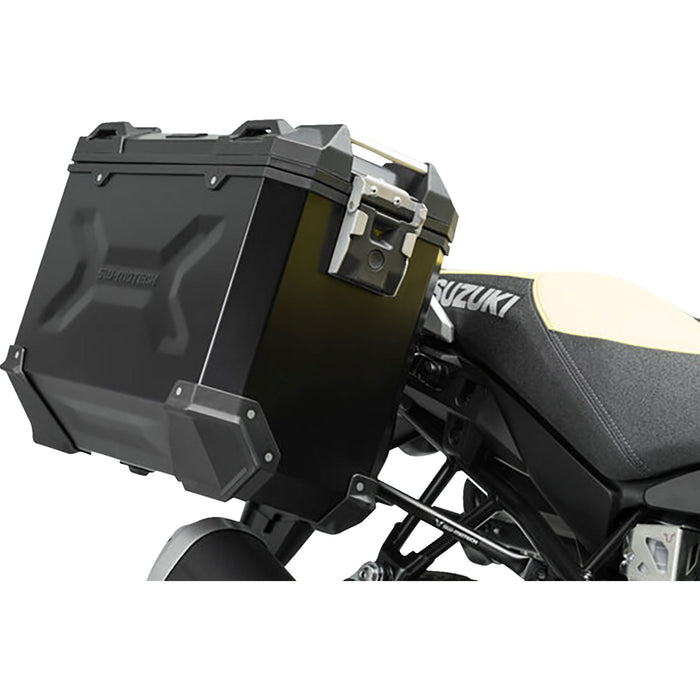 SW-MOTECH 3580-0409 KFT.05.440.70001/S TRAX ADV Aluminum Case System silver - suzuki v-strom 1000 '14-'19