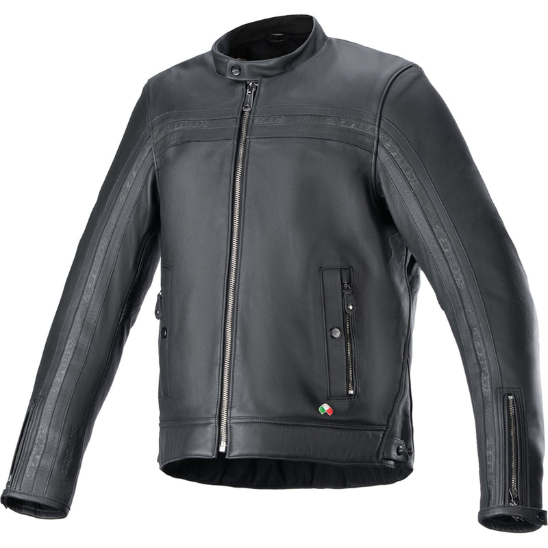 ALPINESTARS Dyno Leather Jacket Black/Black