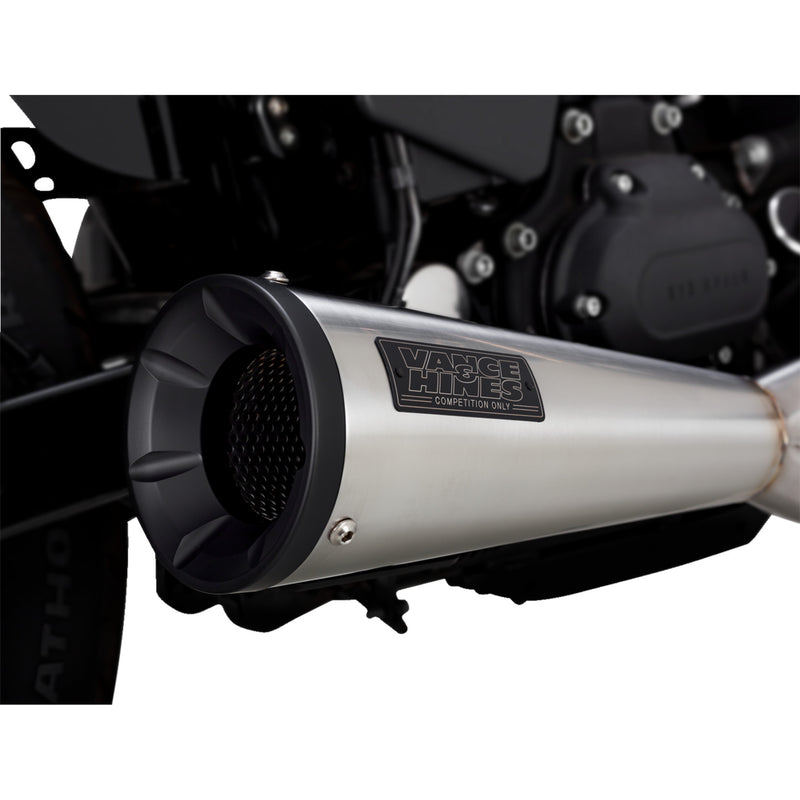 Vance & Hines Upsweep 2-Into-1 Exhaust System - 27325 For Harley Dyna 2010-2017