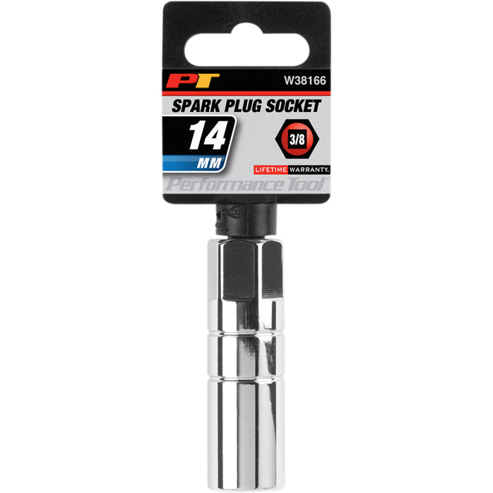 PERFORMANCE TOOL 3801-0341 W38166 Spark Plug Socket Socket - Spark/Plug - 14 mm