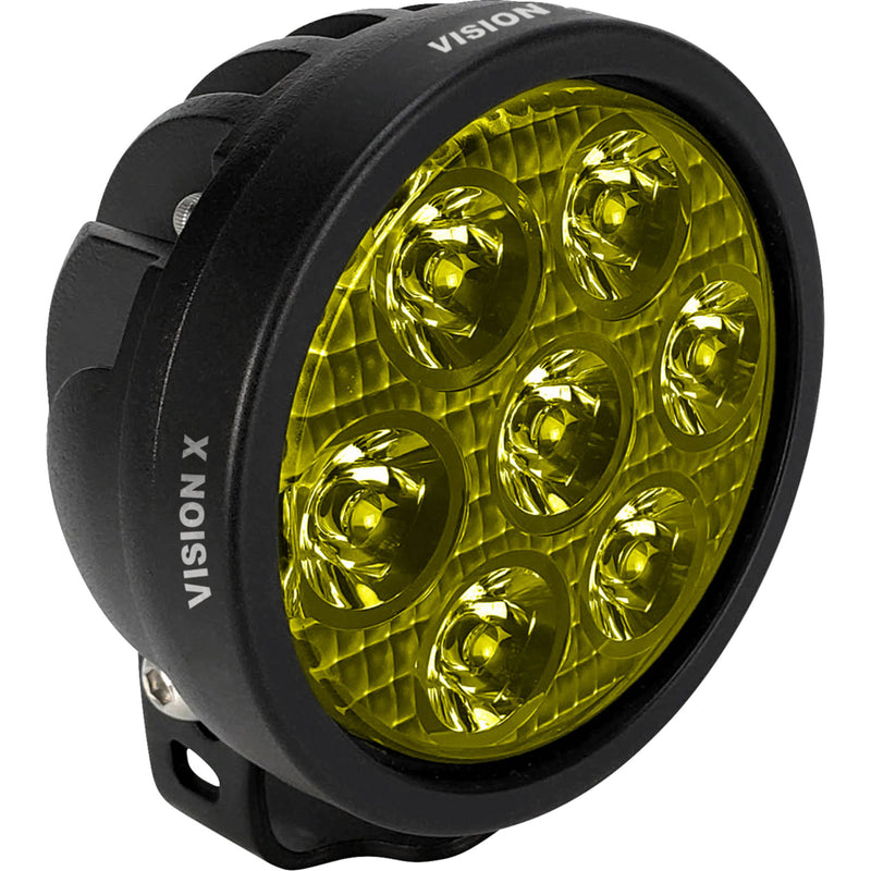VISION X 2001-2917 9957807 Cannon Race Series 7 LED Light Light Cannon - Spot Beam - Selective Yellow Lens