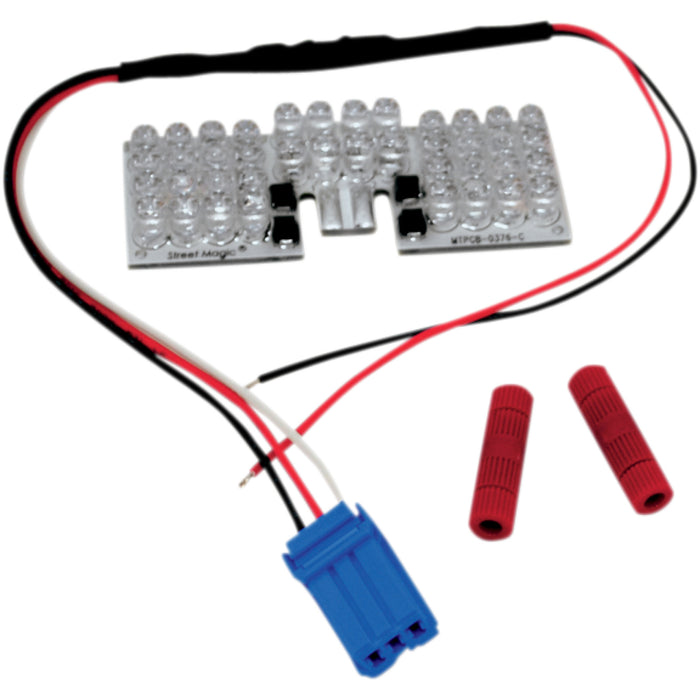 CUSTOM DYNAMICS 2060-0278 GEN-FT-R-D LED Fender Tip Board - LED Fender Tip Boards - Red Dual-Intensity