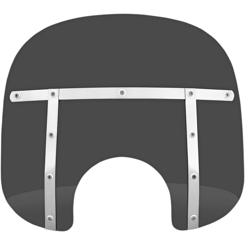 MEMPHIS SHADES 2313-0262 MEM31110 Memphis Fats Windshield Fats Windshield - 13" - Headlight - Dark Black Smoke